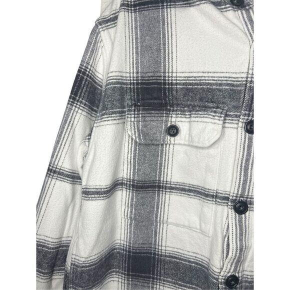 Abercrombie & Fitch Relaxed Plaid Button Down Flannel Shirt Men’s Medium - Picture 4 of 7